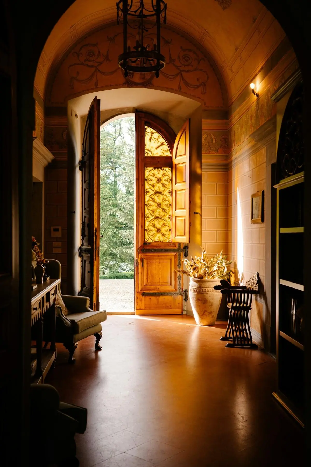 A church interior in Tuscany