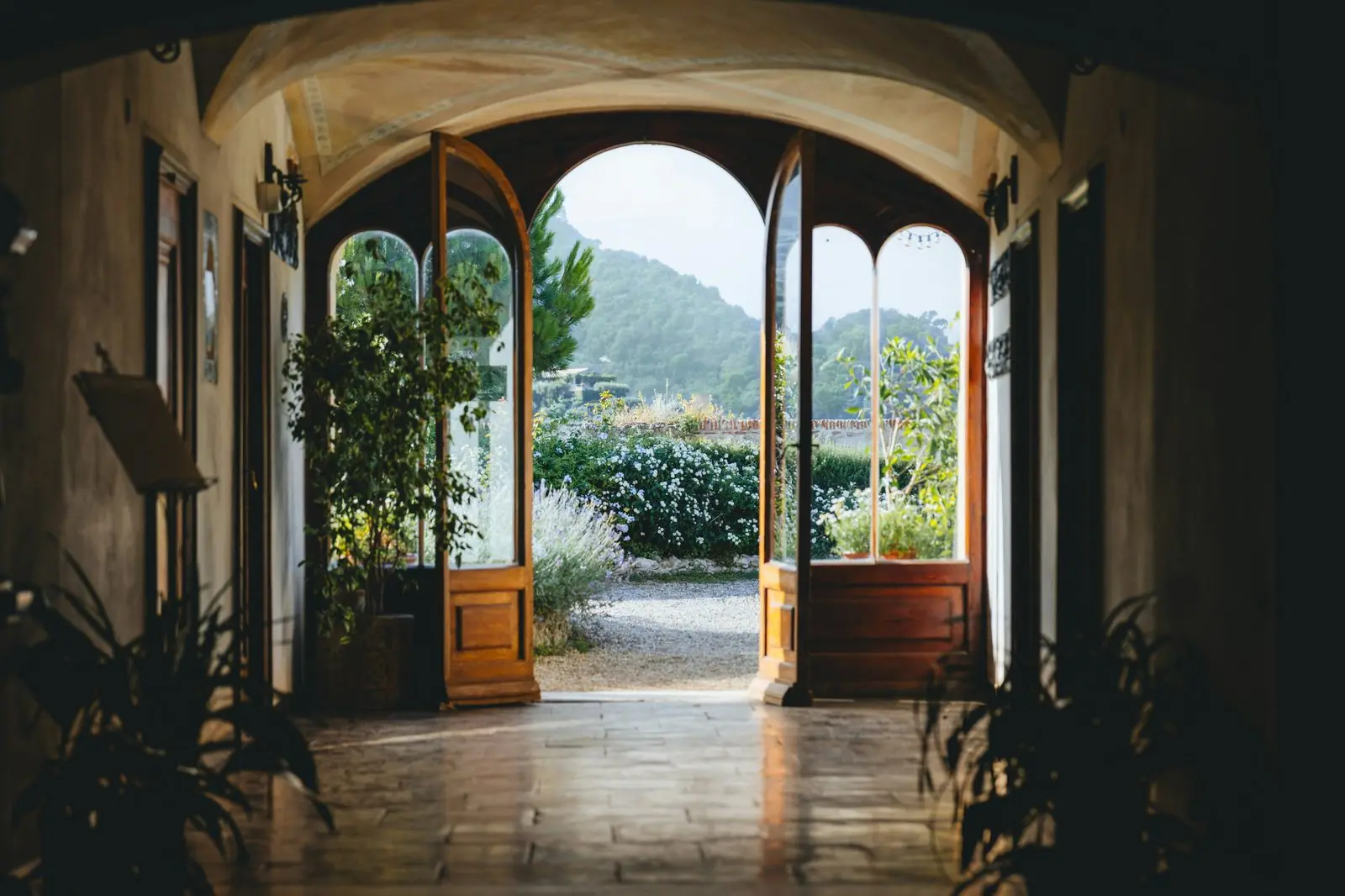 The entrance of Villa Castelletti